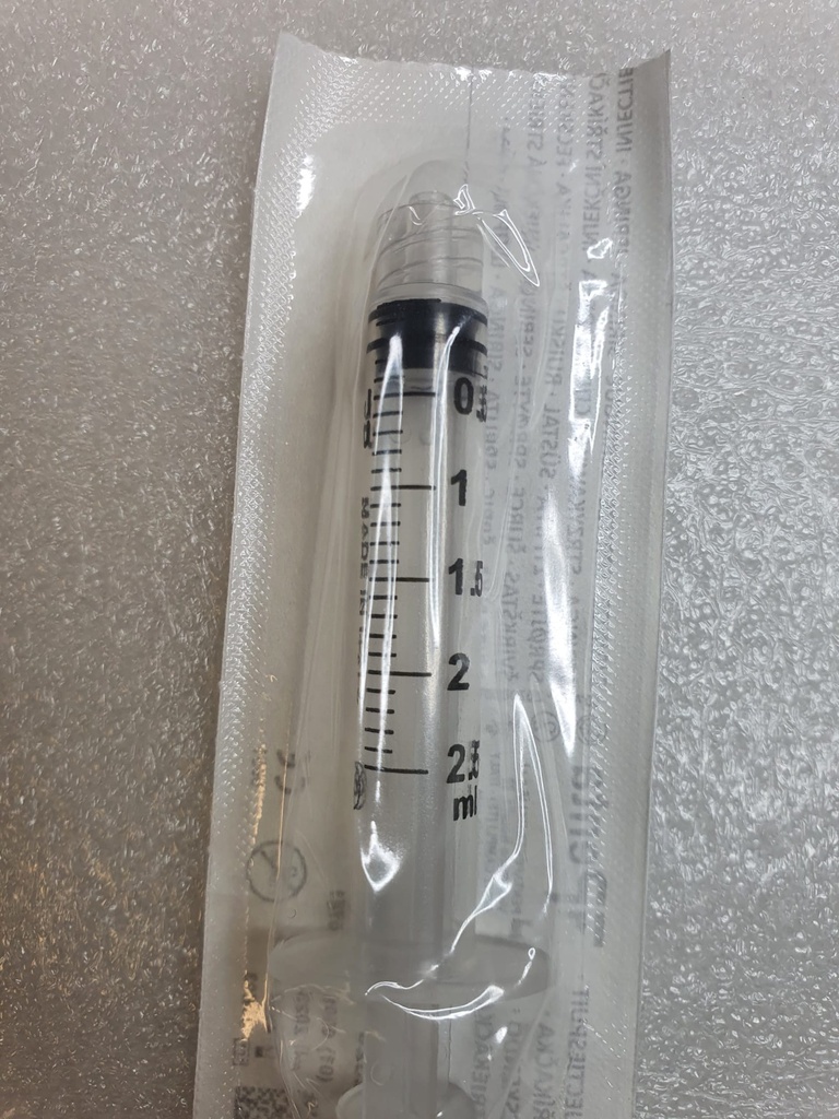 EICKINJECT Einmalspritze, 3ml, 3-teilig mit Gummikolben