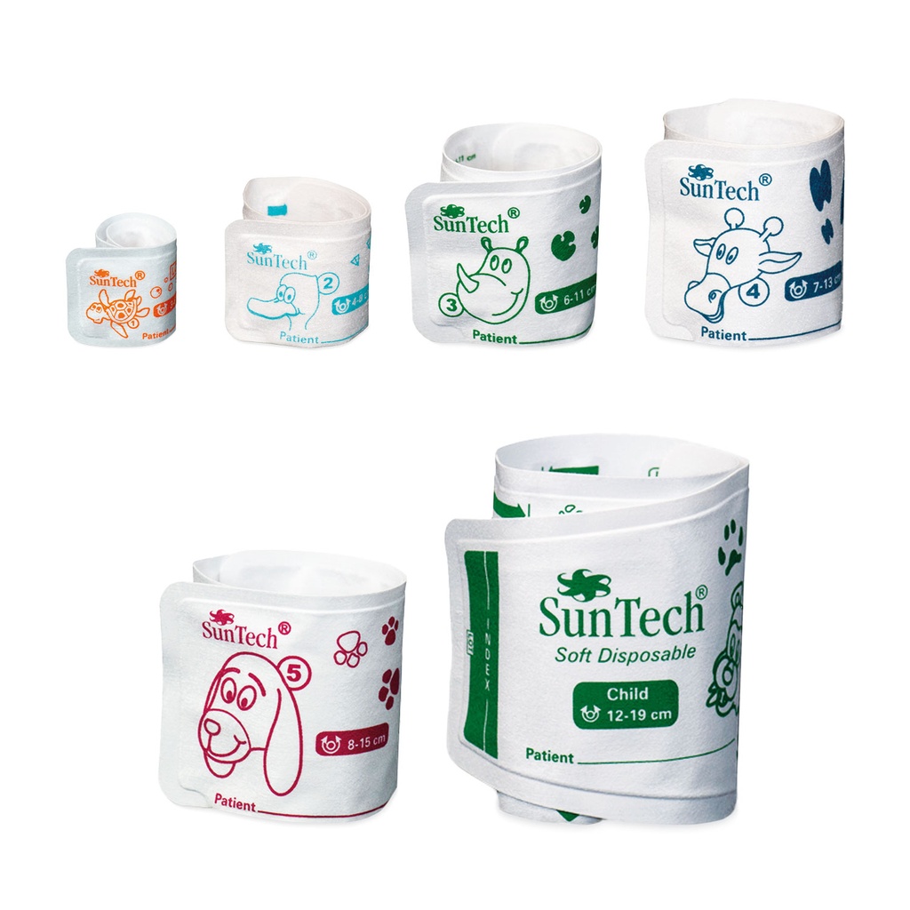 Manschetten-Set, 6-teilig für SunTech Vet20, Vet25 und Vet30