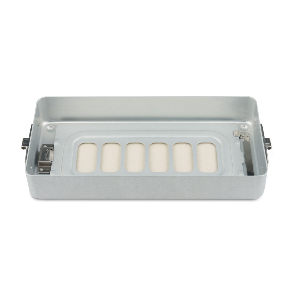 [500615] 4,5 cm hohes Bodenteil zu Klein-Set-Container, perforiert, 300 x 140 x 45 mm, grau