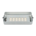 4,5 cm hohes Bodenteil zu Klein-Set-Container, perforiert, 300 x 140 x 45 mm, grau