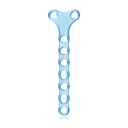 EickLoxx Small Contour 3.0, T-Platte, 9-Loch, System 2,7/3,5mm, hellblau, 22 x 72 mm