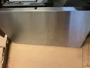 Tierwaage für Kleintiere SLIM-LINE komplett aus Edelstahl, mit LCD-Anzeige 90 x 55 X 4,5 cm (Höhe Abdeckung), Originalverpackung beschädigt, Kratzer an mehreren Stellen