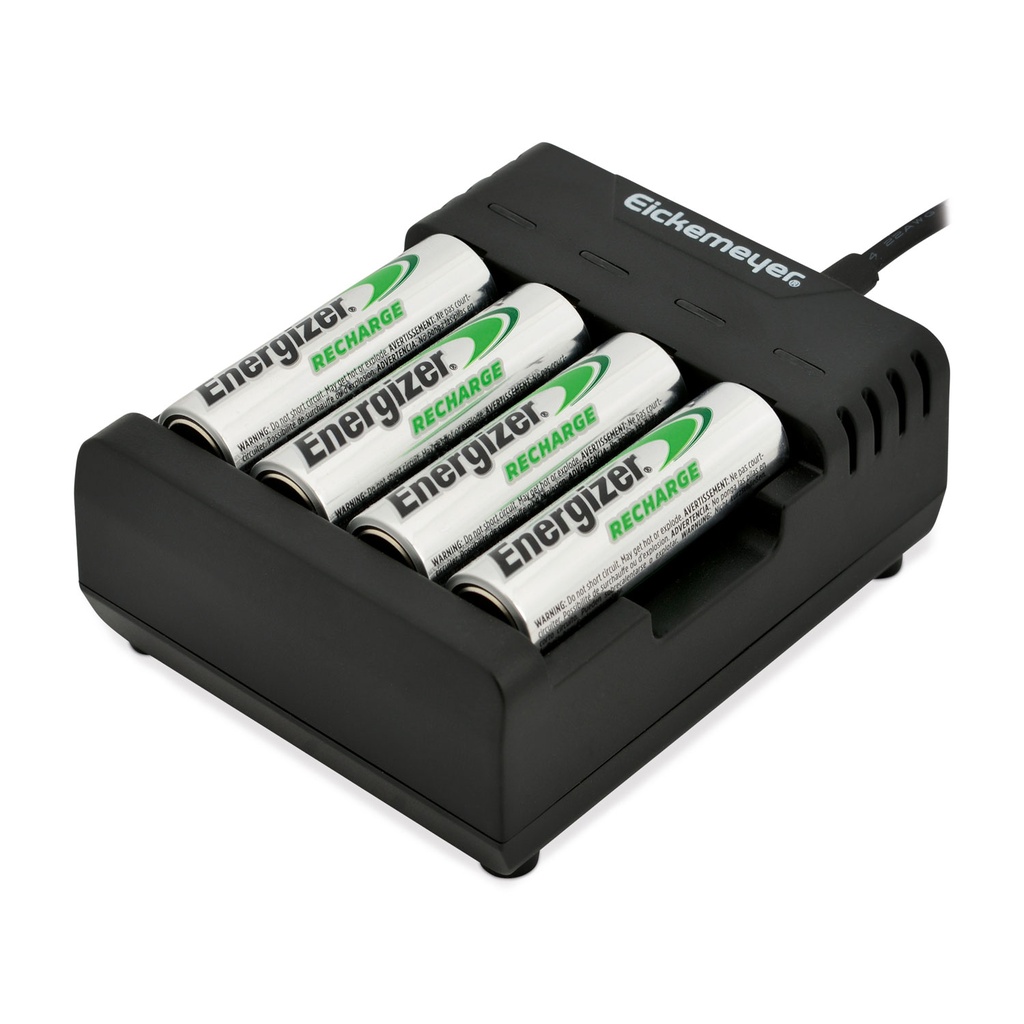[173698] USB-Ladegerät mit 4x AA-Akkus und 4xAAA für KOWA SL-19 / SL-19 PLUS