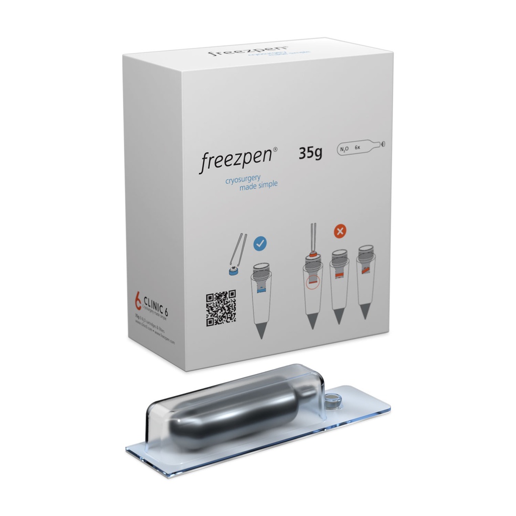[173415] Freezpen 35g N2O Kartuschen, Box mit 6 Stück