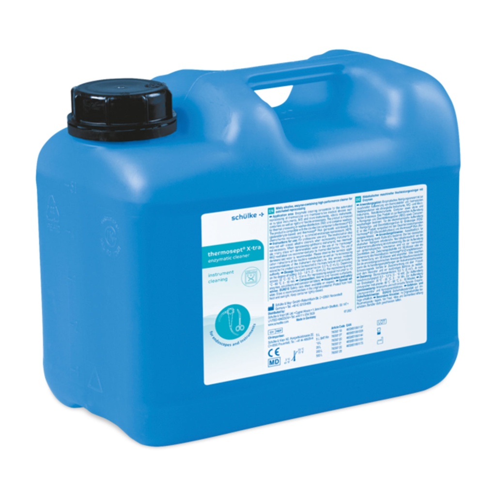 [307340] Schülke thermosept X·tra enzymatic cleaner, 5 l Kanister, mildalkalischer maschineller Hochleistungsreiniger mit Enzymen