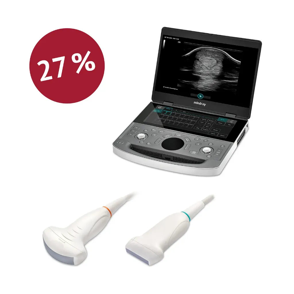 [D30455002] DEMOPAKET Vetus EQ mit 2 Schallköpfen, Abdominal Konvex (C5-1s / Art. Nr. 304551) und Linear (L13-3Ns / Art. Nr. 305092)