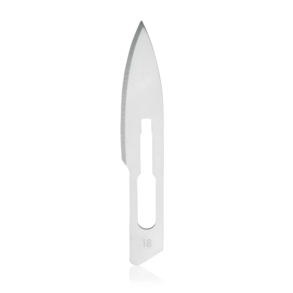 EICKEMEYER Skalpellklingen, Fig. 18 (Carbon Steel), 100 St./Pck.