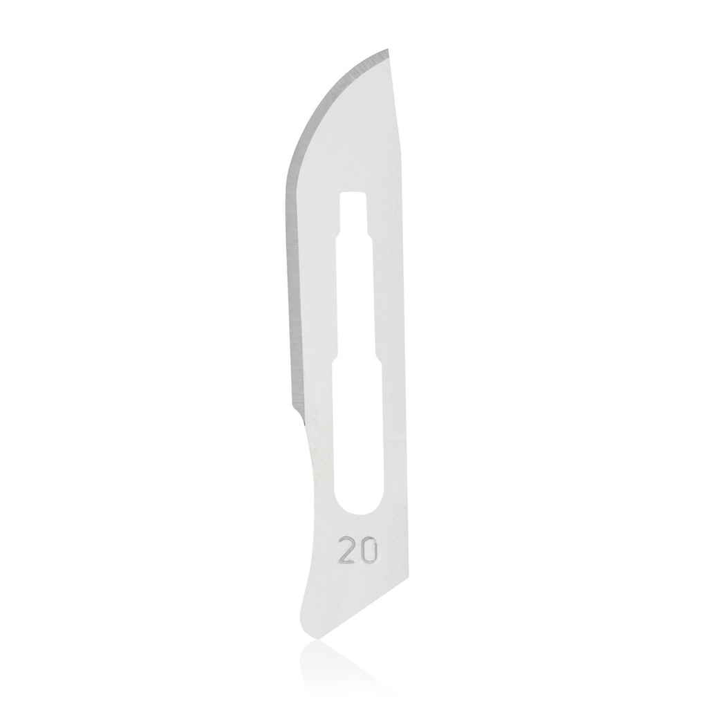 [100820] EICKEMEYER Skalpellklingen, Fig. 20, Karbonstahl, 100 St./Pck.