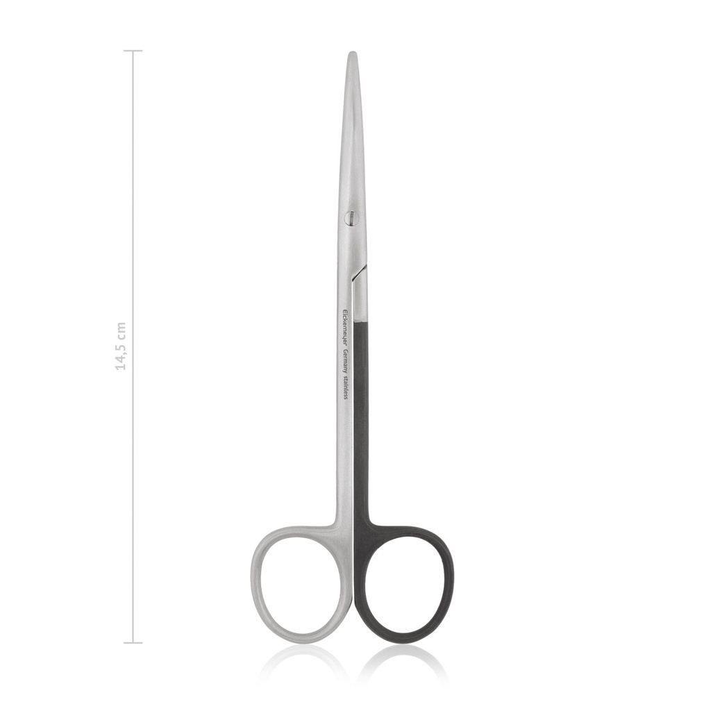 Präparierschere METZENBAUM für Linkshänder, stumpf/stumpf, 14,5 cm, gerade