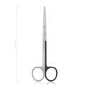 Präparierschere Metzenbaum für Linkshänder, 14,5 cm st/st, gerade