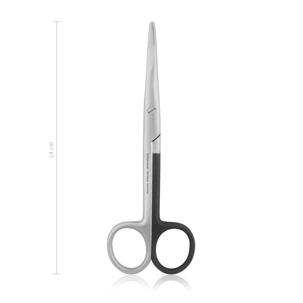 [118714L] Präparierschere MAYO für Linkshänder, stumpf/stumpf, 14,5 cm, gebogen