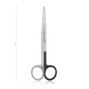 Präparierschere MAYO für Linkshänder, stumpf/stumpf, 14,5 cm, gerade