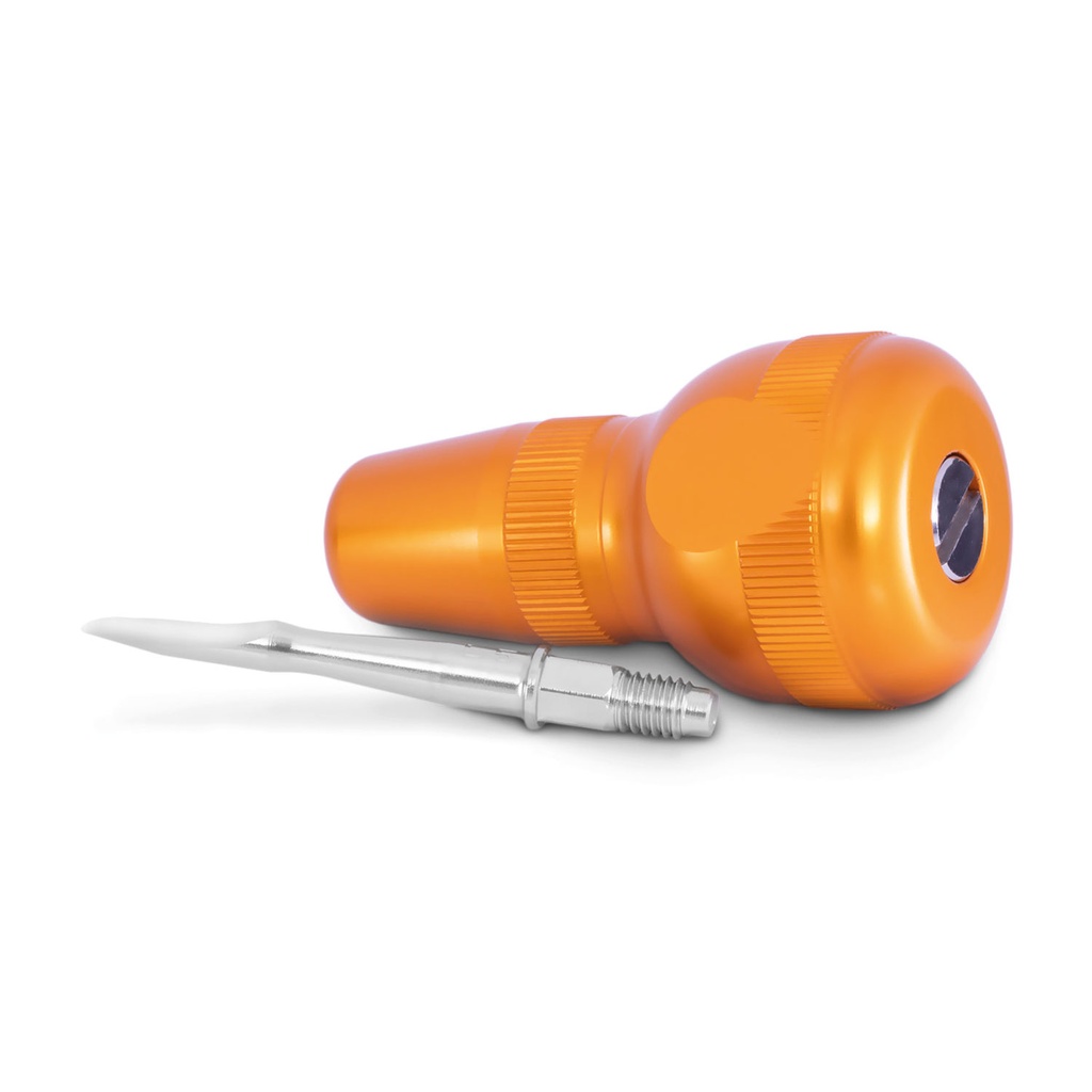 Dentanomic Equine Handgriff, lang, Handschuhgröße > 7,5, orange