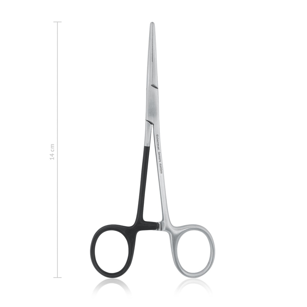 [144314L] Arterienklemme KELLY für Linkshänder, 14 cm, gebogen