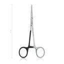 Arterienklemme KELLY für Linkshänder, 14 cm, gebogen