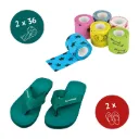Aktion 2 x EickWrap FUN + je ein Paar Flip-Flops für Sie und Ihn