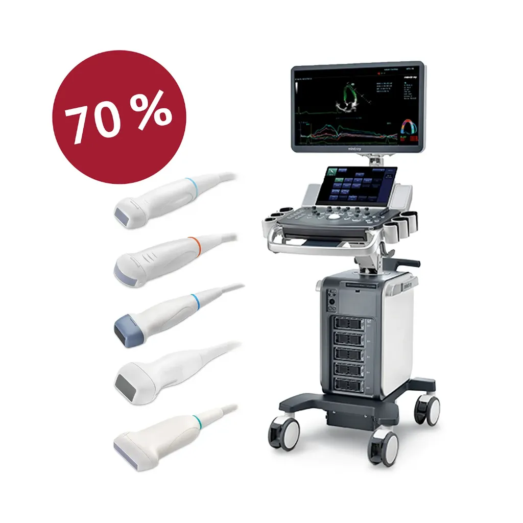 [A30452005] Abverkaufs-Paket Magic DC-80A mit 5 Schallköpfen, Mikro-konvex (C11-3E), Linear (L12-3E), Phased Array (P10-4E), Phased Array (P7-3E), Single Christal (SP5-1E)