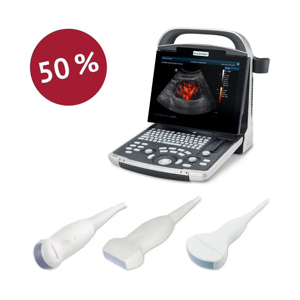 [A30404503K] Abverkaufs-Paket Magic 3000 PLUS (Kleintier) mit drei Schallköpfen, Mikro-konvex, Linear T-förmig und Konvex