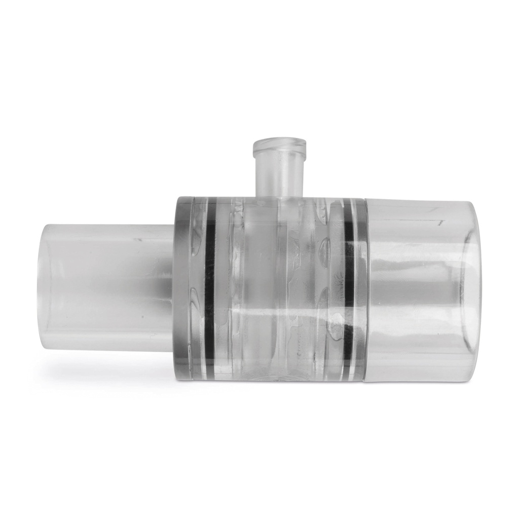 [321373] Adapter, 15ID/22OD x 15OD mm zum Anschluß zwischen Y-Stück und Tubus-Konnektor mit Luer Lock Anschluß