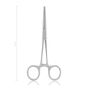 Arterienklemme KOCHER-OCHSNER, 1x2 Zähne, 14 cm, gebogen