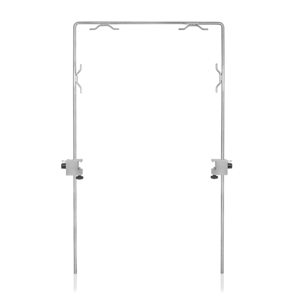 [605202] Aufbindebügel mit zwei Rohrhaltern für 50 cm breite Tische 