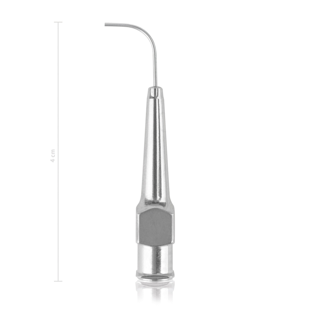 [440705] Augenkanüle Anel, gebogen, 0,6 x 15 mm, Luer-Konus 