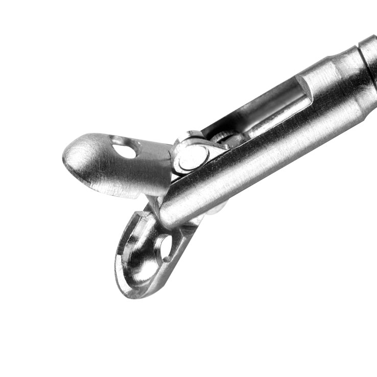 Biopsiezange, flexibel, ovale Maulteile, gefenstert, Ø = 2,4 mm,  L= 160 cm 