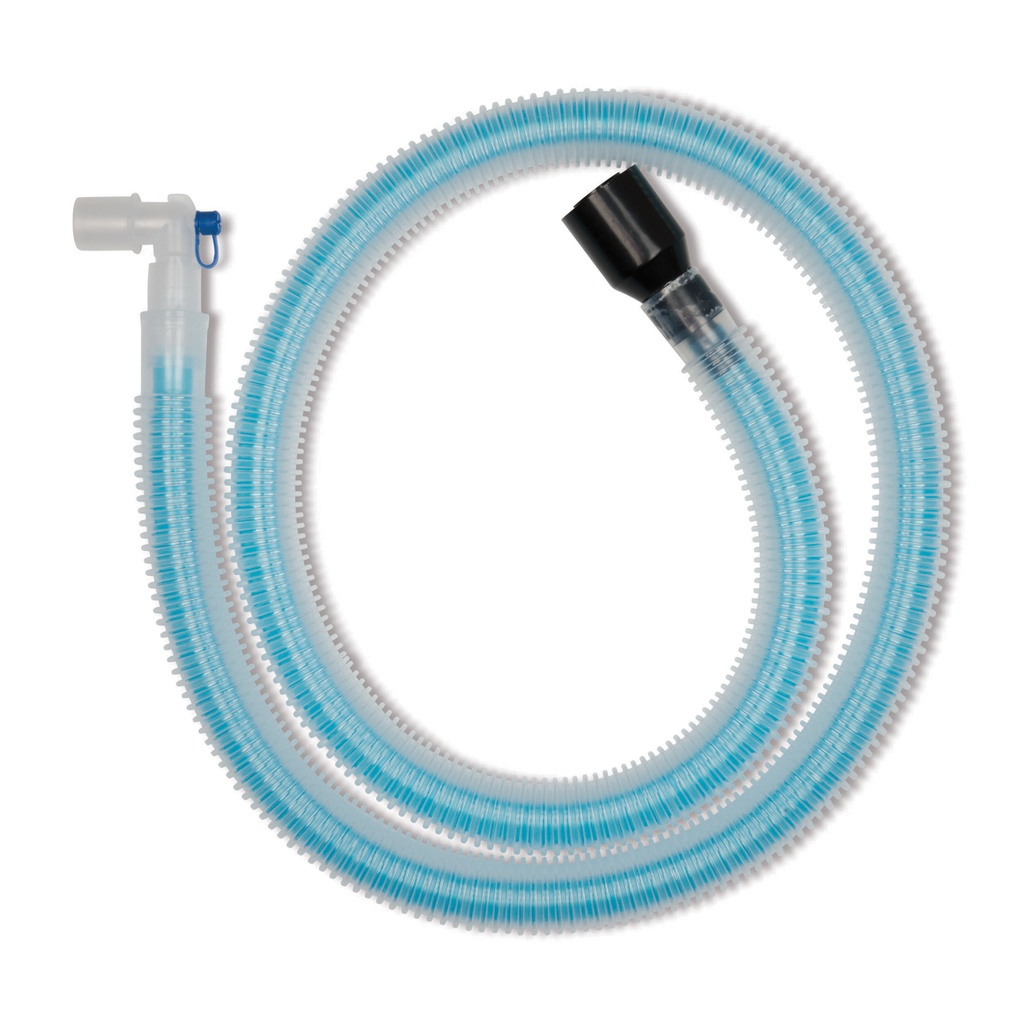 Coaxialer Patientenschlauch ca. 1,50 m passend zu Moduflex, blauer Innenschlauch