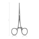 Darmklemme BABY-KOCHER, längsgerieft, 13 cm, gerade