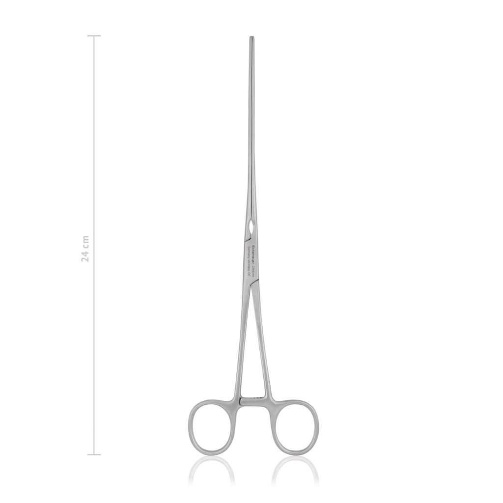 Darmklemme MAYO-ROBSON, längsgerieft, 24 cm, gerade
