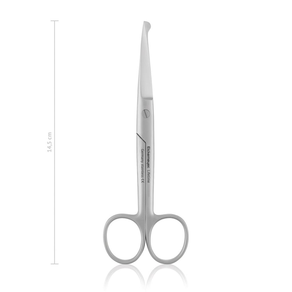 Darmschere mit Knopf, 14,5 cm, gerade