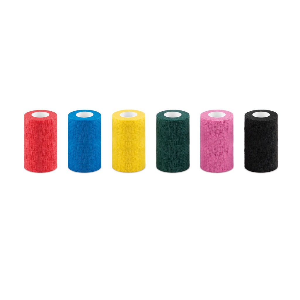 [050751] EICKWRAP Verband, 7,5 cm, selbstklebend, farblich sortiert, 4,5 Meter, Packung mit  24 Rollen