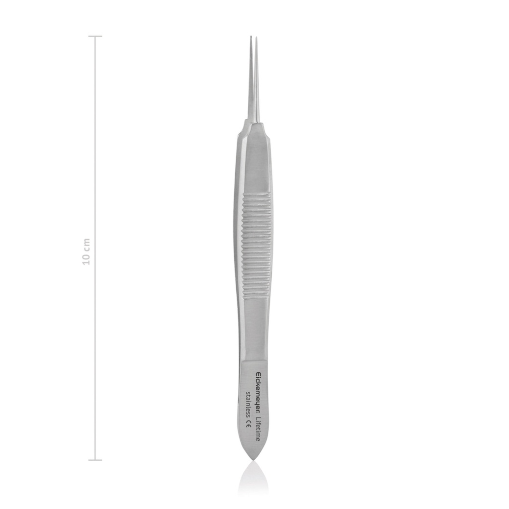 [171503] Fixier-/Nahtpinzette Castroviejo, 0,3 mm Zahnbreite, 10 cm 