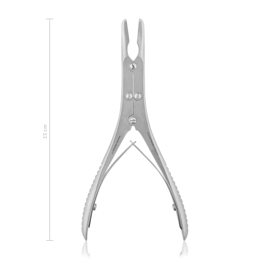 [184215] Hohlmeißelzange Böhler, 15 cm, gerade, übersetzt 