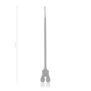 Hohlsonde mit Knopf, 15 cm