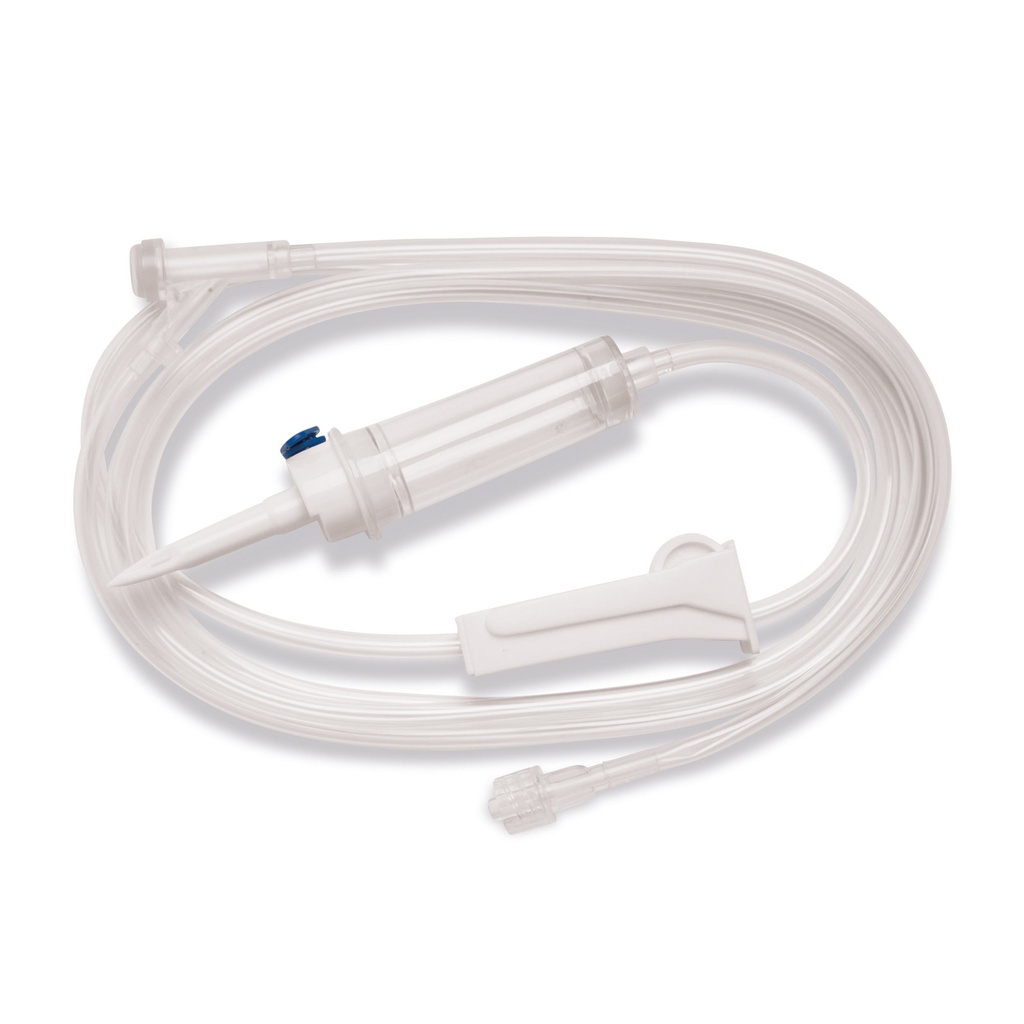 Infusionsset EICKEMEYER® 20 Tropfen/ml, 1,5 mtr. Schlauch, Y-Connector und Filter, für die Schwerkraftinfusion, Packung mit 50 Stück