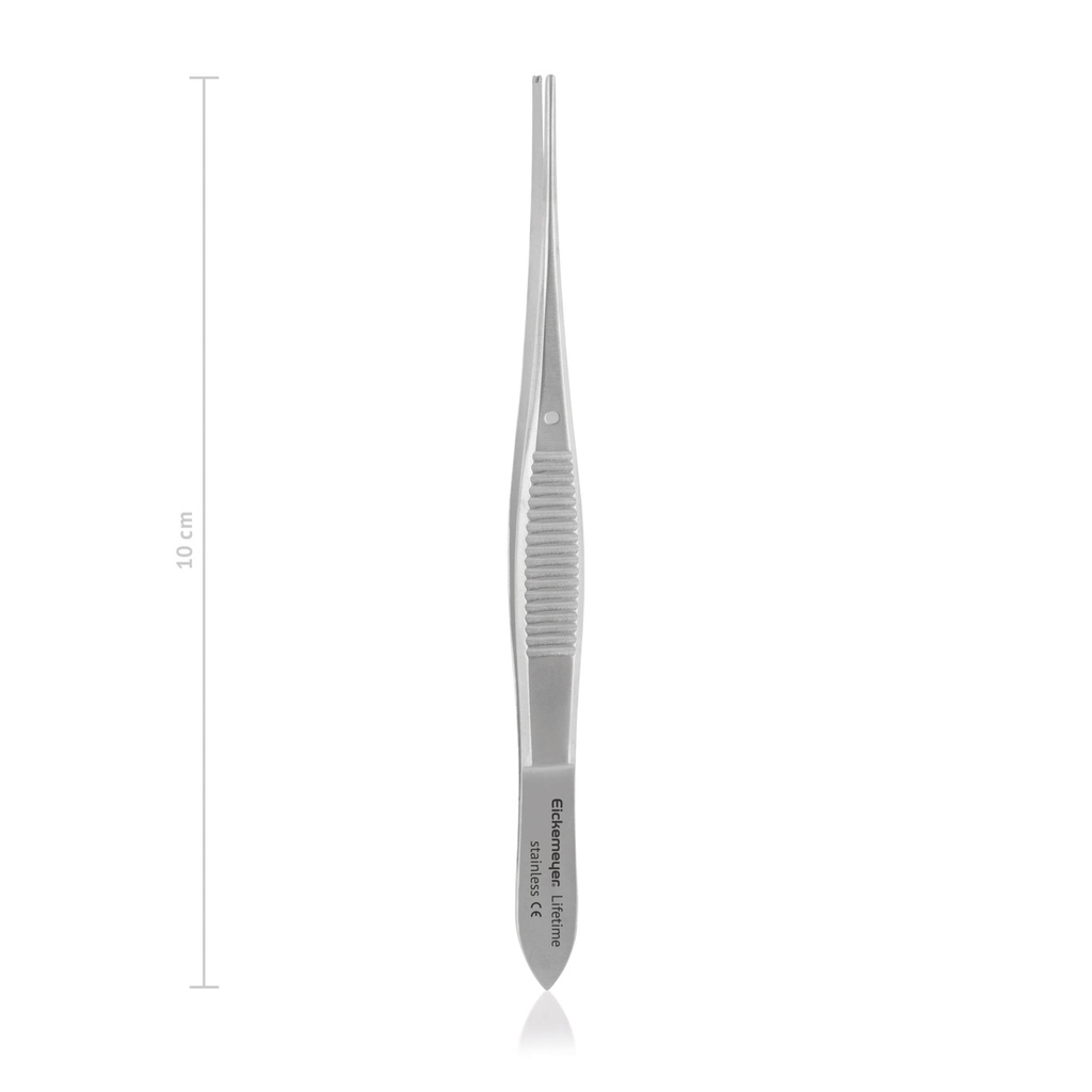 [170810] Irispinzette GRAEFE, 10 cm, gerade, 1 x 2 Zähne