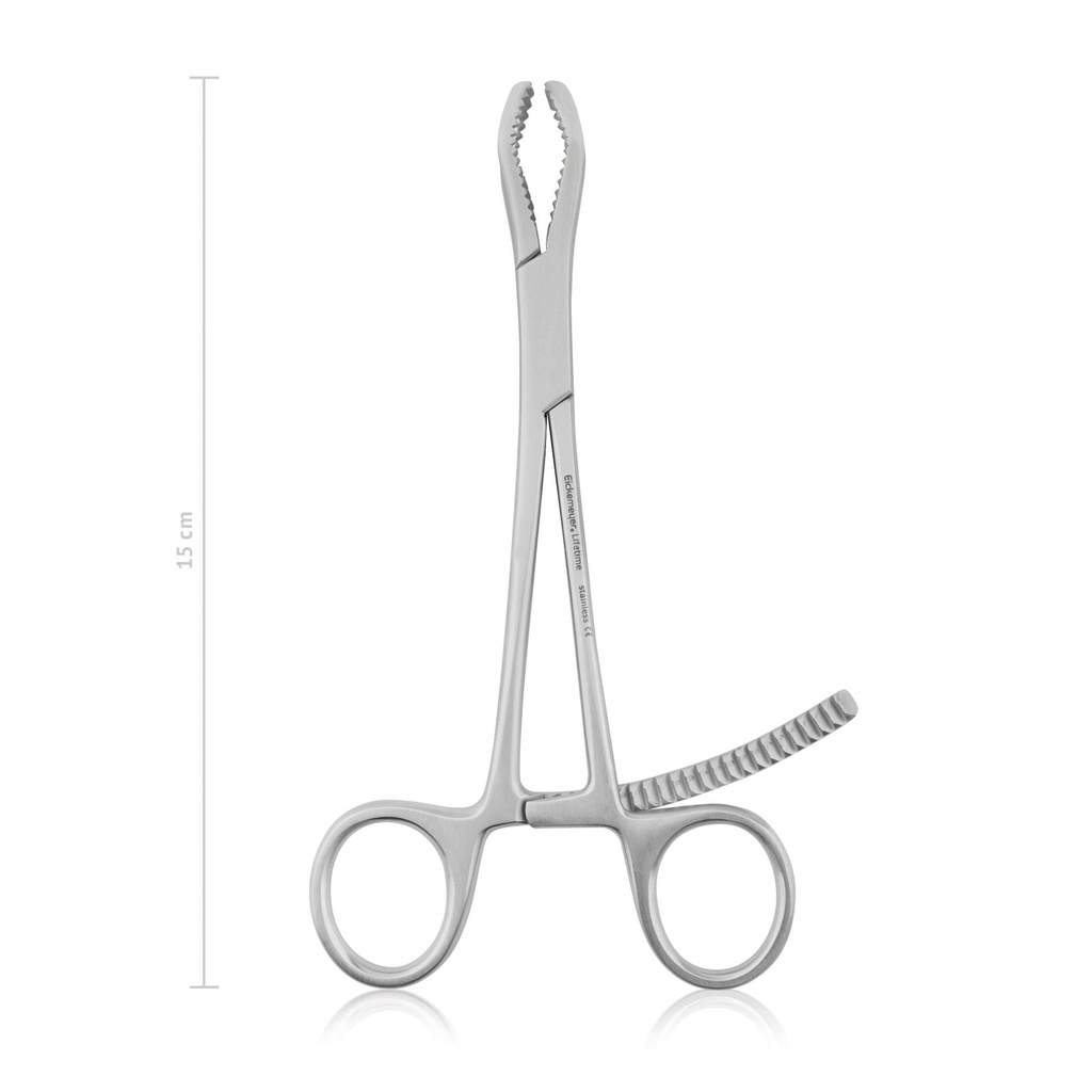 [183015] Knochenhaltezange mit Fenster, 15 cm  