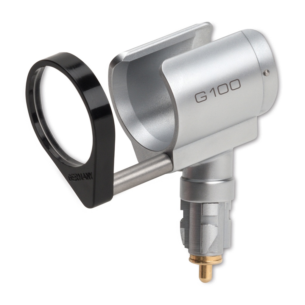 [300025] HEINE G100 LED Kopfstück geschlitzt, 2,5 V, kpl. mit Schwenklupe, G-001.21.301