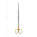 Präparierschere METZENBAUM, stumpf/stumpf, 23,5 cm, gebogen, TC