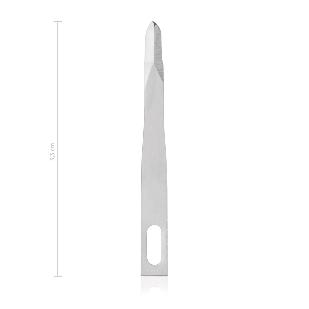 [101763] Mikroskalpellklingen, Fig. 63 Packung mit 25 Stück 