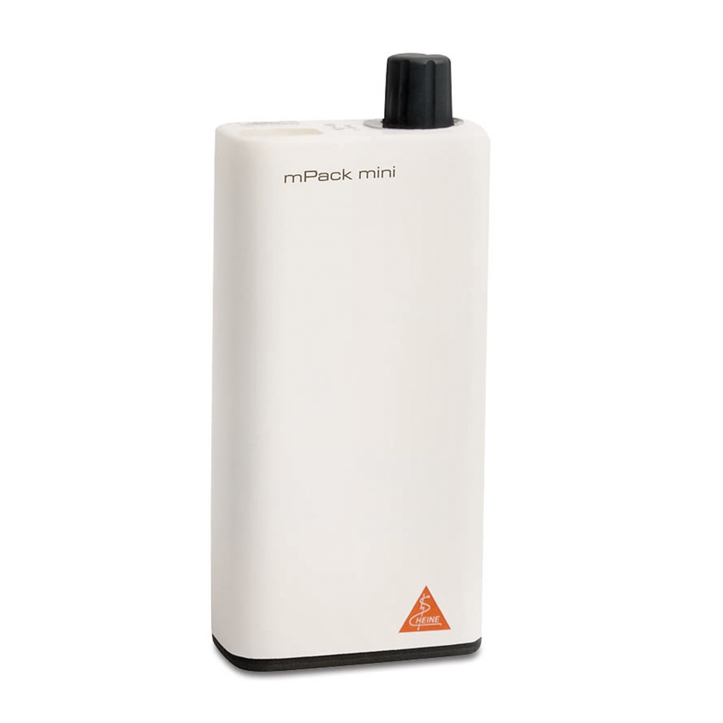 HEINE mPack mini mit Li-ion Ladebatterie und Gürtelclip, ohne E4-USB Steckernetzteil