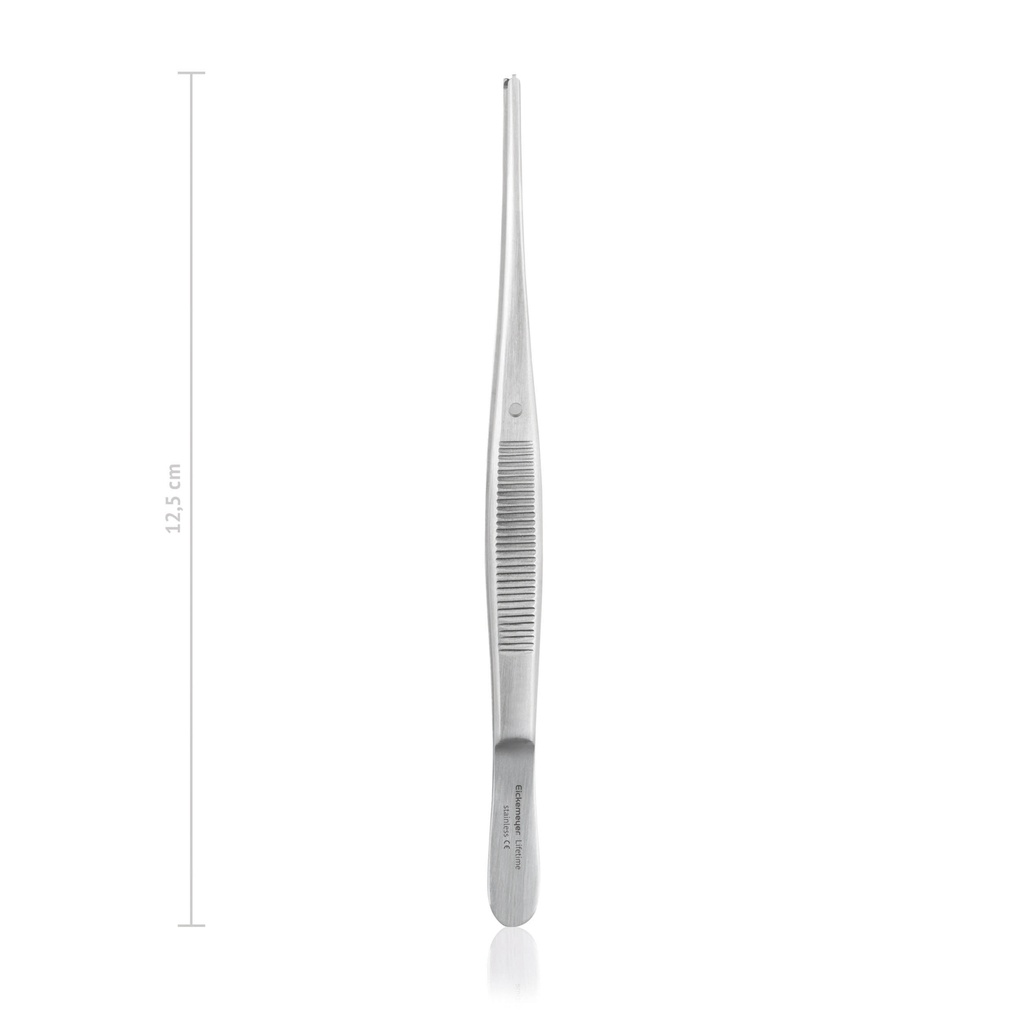 [133112] Pinzette SEMKEN, chirurgisch, 1 x 2 Zähne, 12,5 cm