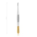 Pinzette, atraumatisch, 14,5 cm, TC, fein  