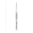 Pinzette DeBAKEY, atraumatisch, 16 cm, 2 mm