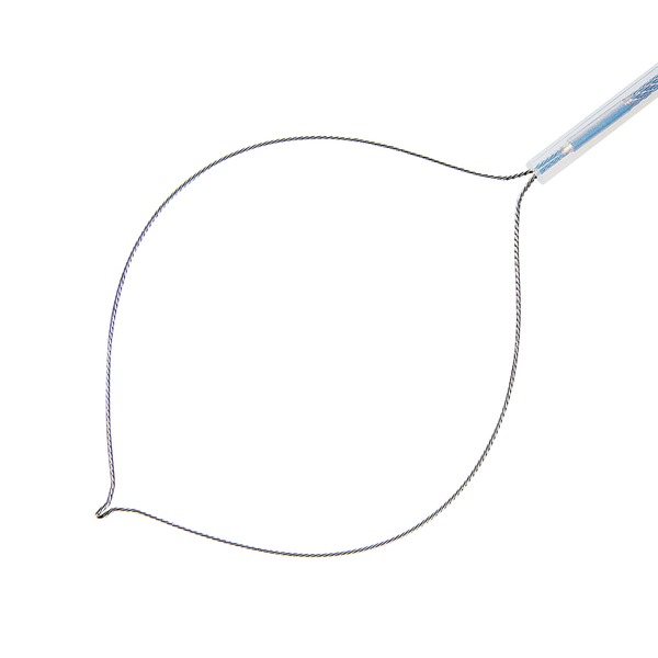 [306426] Polypektomieschlinge, symmetrisch, 25 mm Öffnung, Luer-Lock Anschluss, Ø = 2 mm, L = 120 cm + Handgriff mit HF-Anschluss