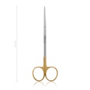 Präparierschere Metzenbaum-Fino, gebogen 14,5 cm, TC 