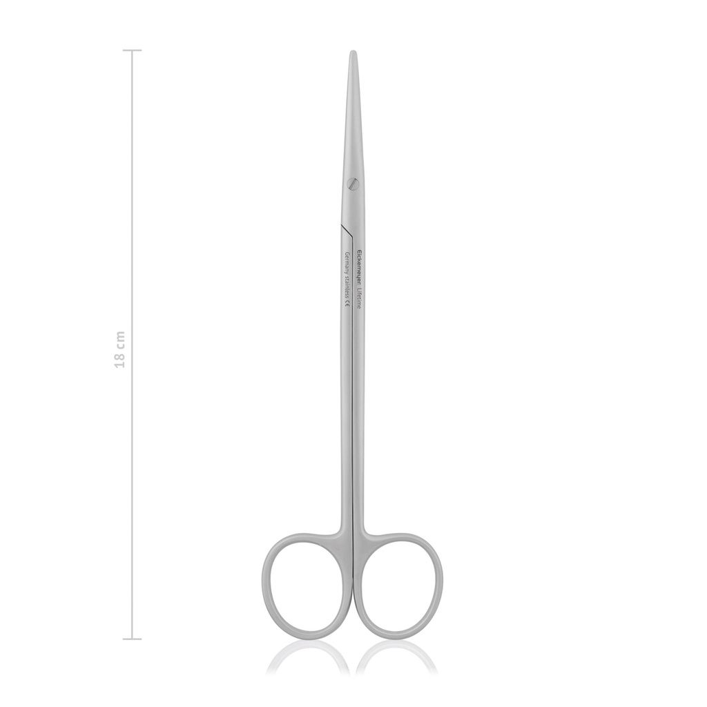 [118218] Präparierschere, METZENBAUM, stumpf/stumpf, 18 cm, gerade