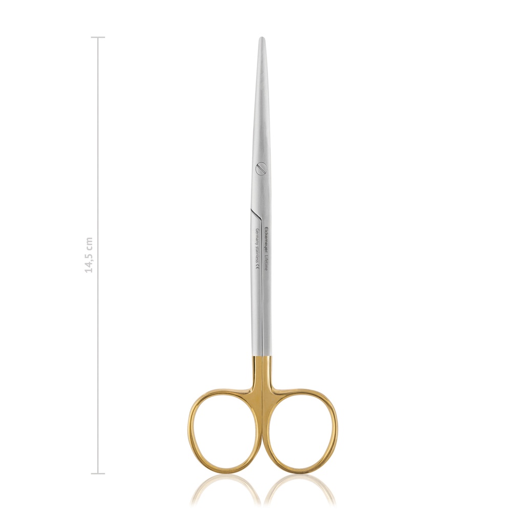 Präparierschere METZENBAUM, stumpf/stumpf, 14,5 cm, gerade, TC