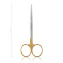 Präparierschere METZENBAUM, fein, stumpf/stumpf, 11,5 cm, gebogen, TC